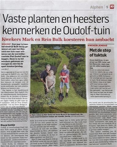 AD juni 2015 - Oudolf Tuin