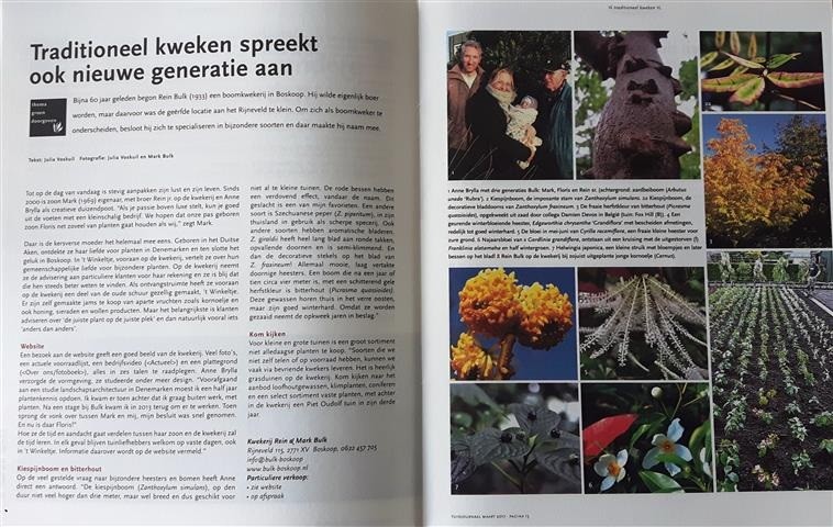 Tuinjournaal maart 2017 - traditioneel kweken