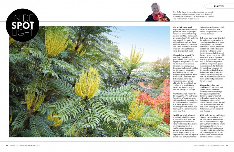 Groei en Bloei januari/februari 2020